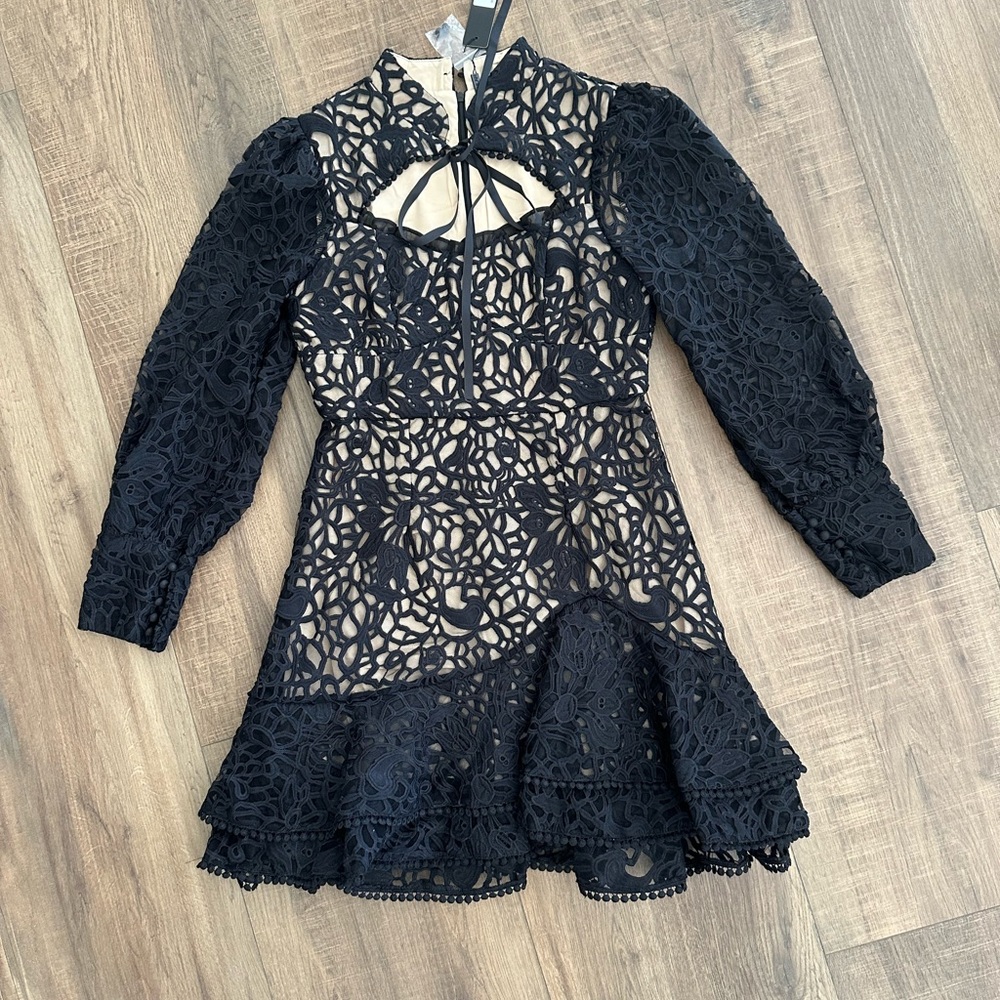 Elegant Black Lace Dress